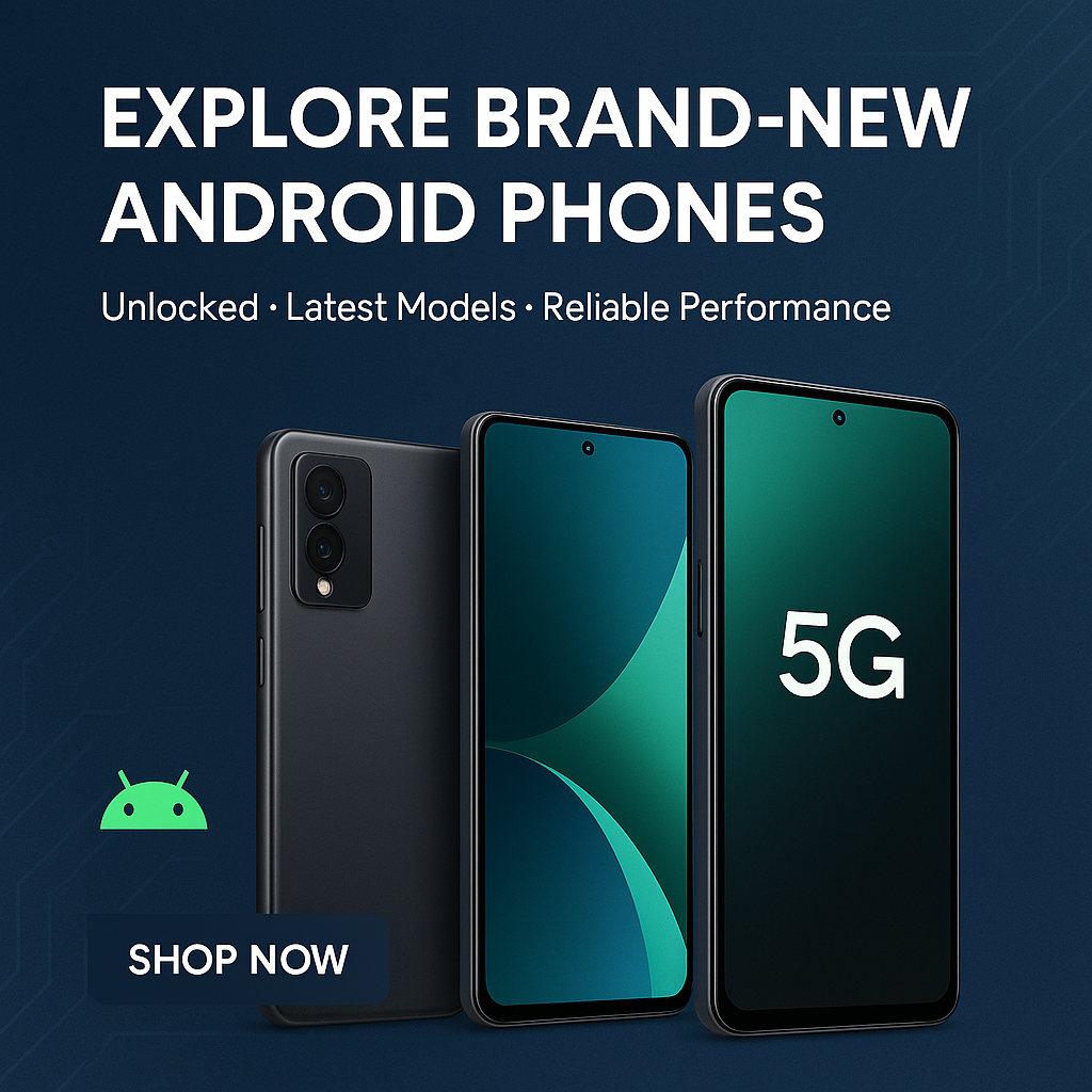 BRAND NEW ANDROID PHONES
